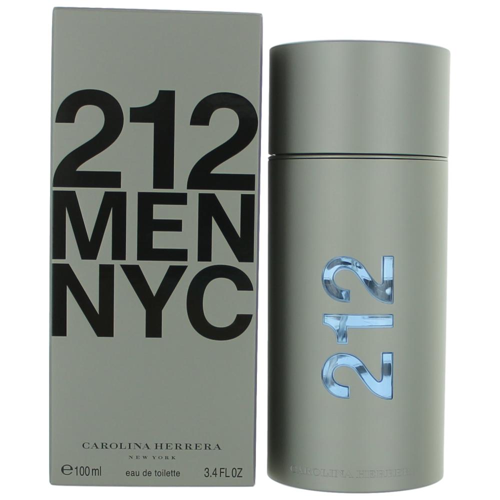 Bottle of 212 by Carolina Herrera, 3.4 oz Eau De Toilette Spray for Men